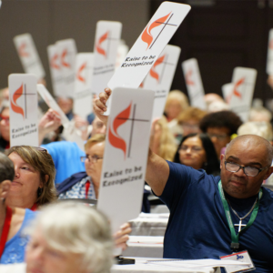 People voting with their paddles in AC 2025